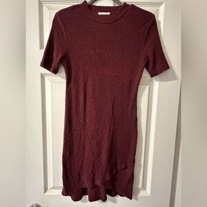 Heart Hips Burgundy Mini Dress